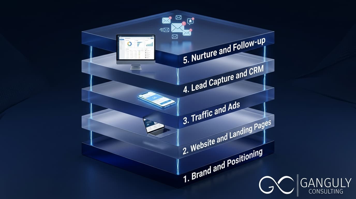 The 5 Layers of a Digital Growth System Every Service Business Needs